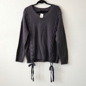 NWT Lane Bryant grey sweater